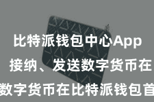 比特派钱包中心App 第四步:接纳、发送数字货币在比特派钱包首页