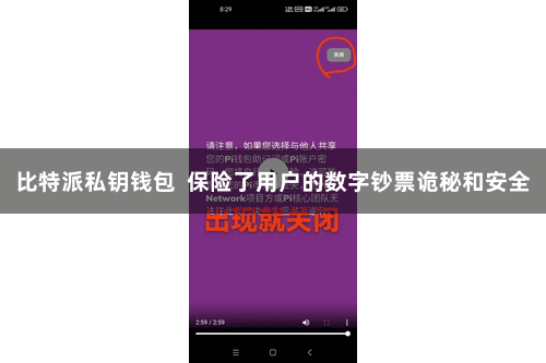 比特派私钥钱包  保险了用户的数字钞票诡秘和安全