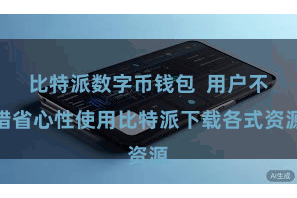 比特派数字币钱包  用户不错省心性使用比特派下载各式资源