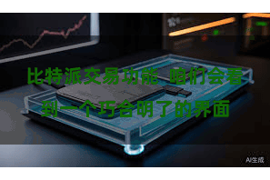 比特派交易功能  咱们会看到一个巧合明了的界面