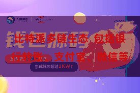 比特派多链生态  包括银行转账、支付宝、微信等